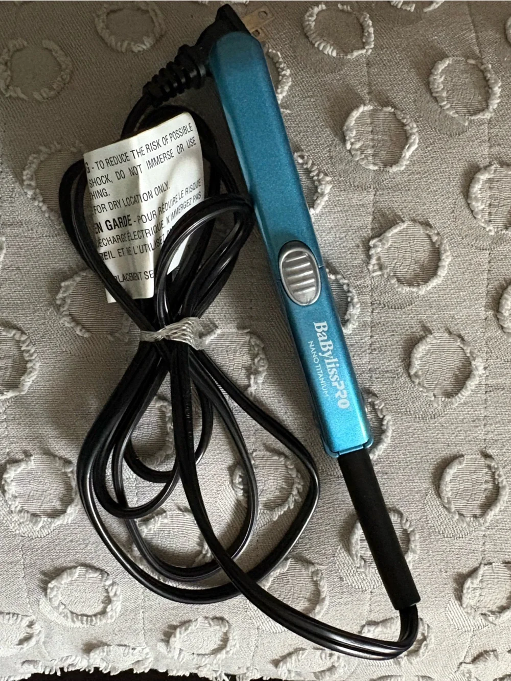 Babybliss Pro mini travel hair straightener